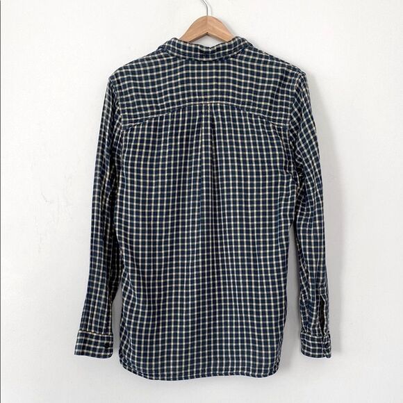 Vintage Levi's Blue Cream Gaze Button Down Shirt Regular Fit Medium Casual - Picture 3 of 14